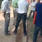 जनपद पंचायत समनापुर से गठित जांच टीम ग्रामीणों की शिकायत का की जा रही हैं, जांच