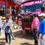 डिण्डौरी में यात्री वाहनों की सघन जांच, दो बसें जब्त